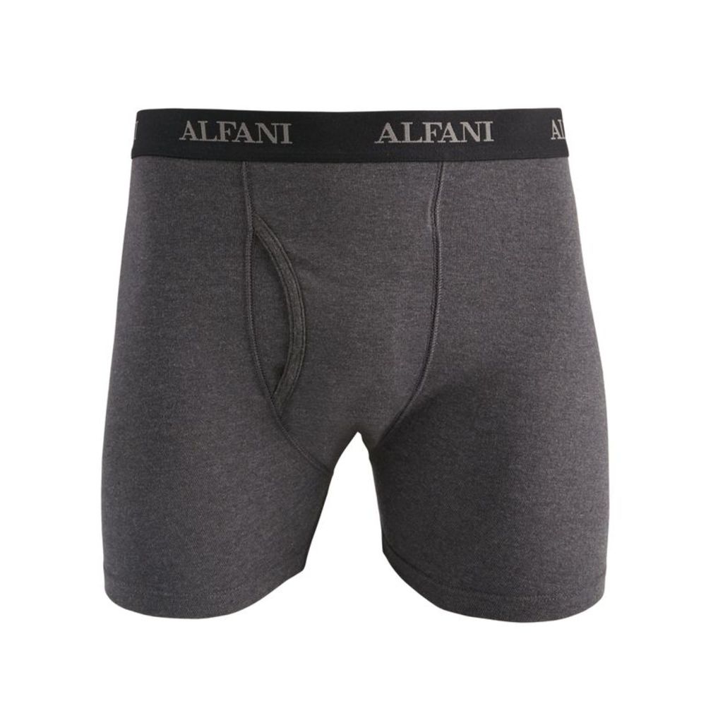 ALFATECH BY ALFANI Intimates 5 Pack Gray Boxer Brief Underwear L